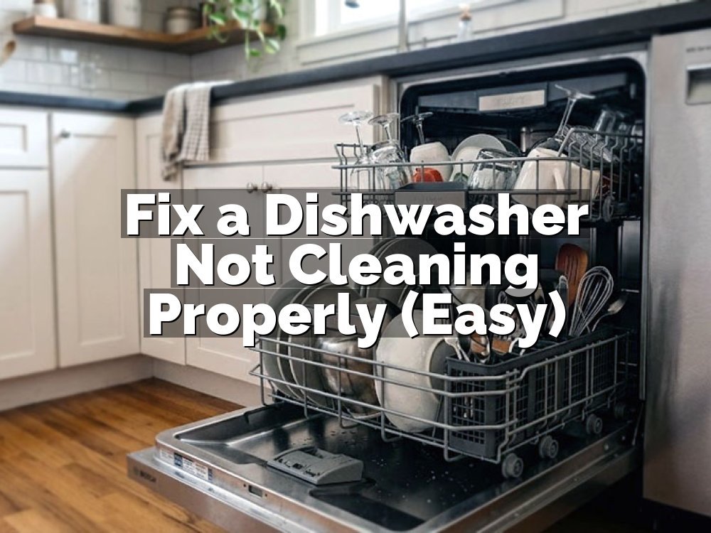 Fix a Dishwasher Not Cleaning Properly (Easy)