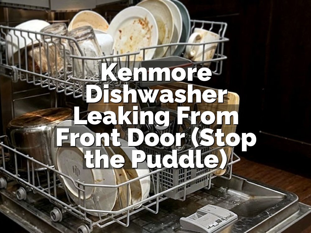 Kenmore Dishwasher Leaking From Front Door (Stop the Puddle)