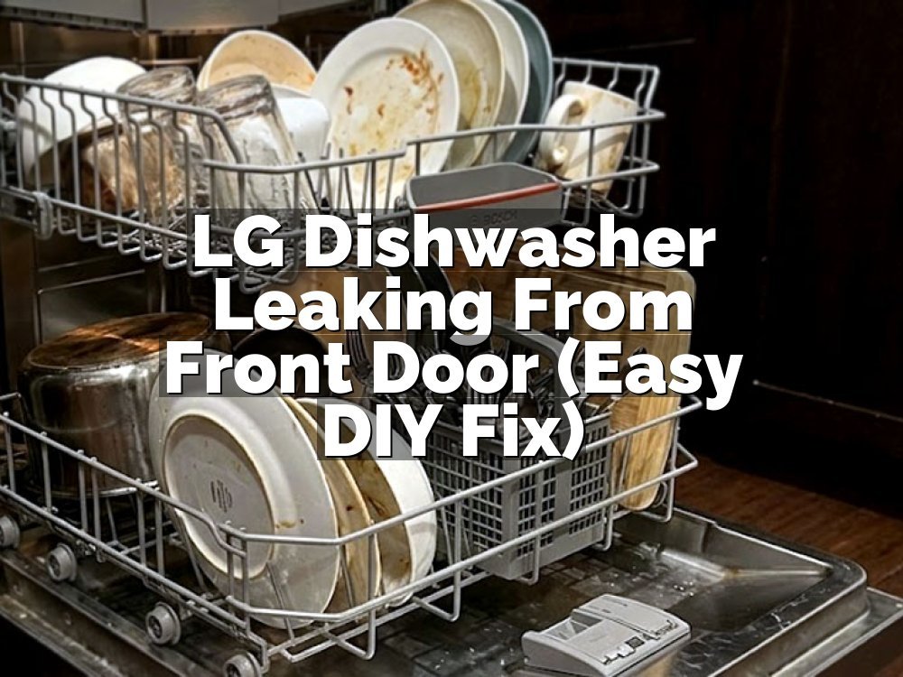 LG Dishwasher Leaking From Front Door (Easy DIY Fix)
