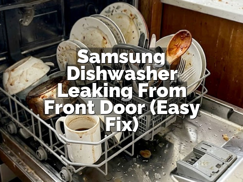 Samsung Dishwasher Leaking From Front Door (Easy Fix)