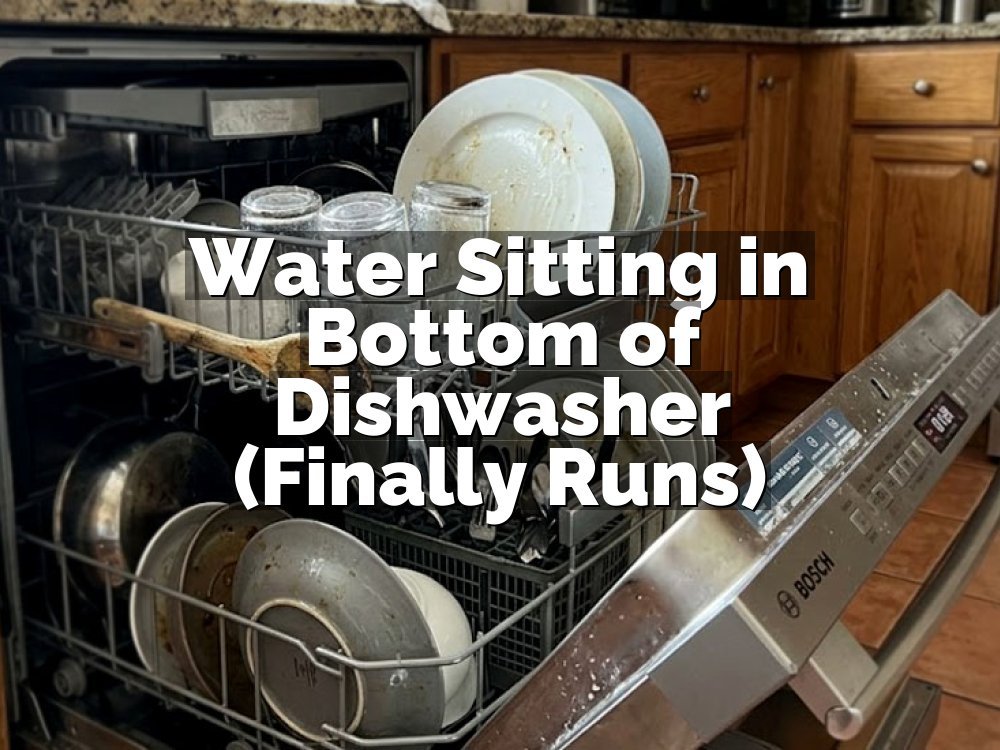 Water Sitting in Bottom of Dishwasher (Finally Runs)