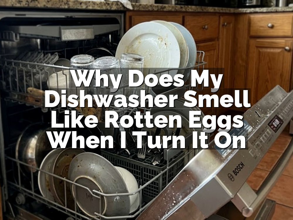 Why Does My Dishwasher Smell Like Rotten Eggs When I Turn It On