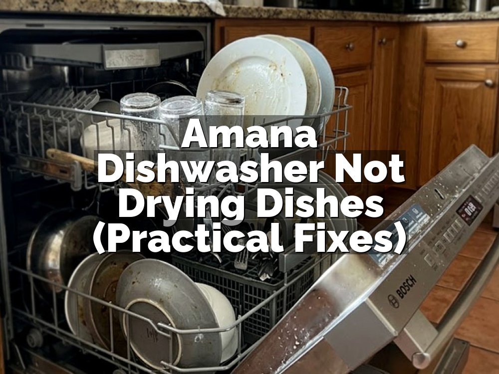 Amana Dishwasher Not Drying Dishes (Practical Fixes)
