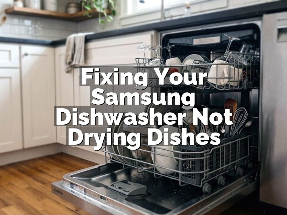 Fixing Your Samsung Dishwasher Not Drying Dishes