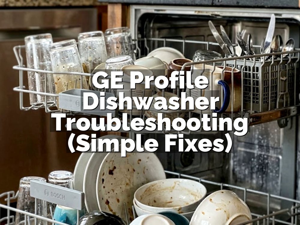 GE Profile Dishwasher Troubleshooting (Simple Fixes)