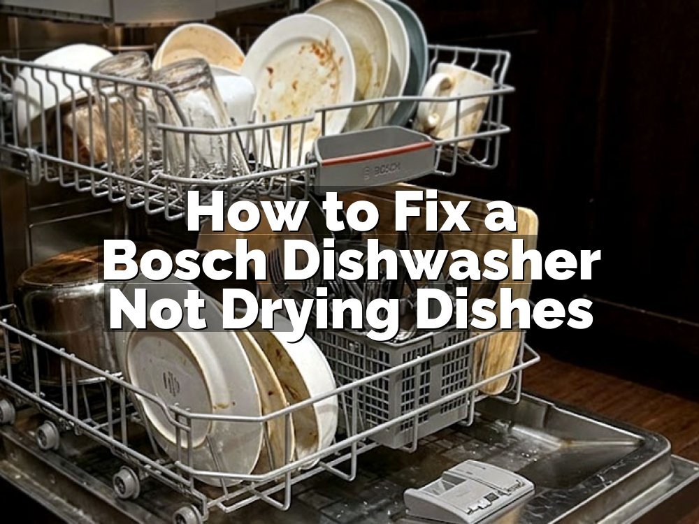 How to Fix a Bosch Dishwasher Not Drying Dishes