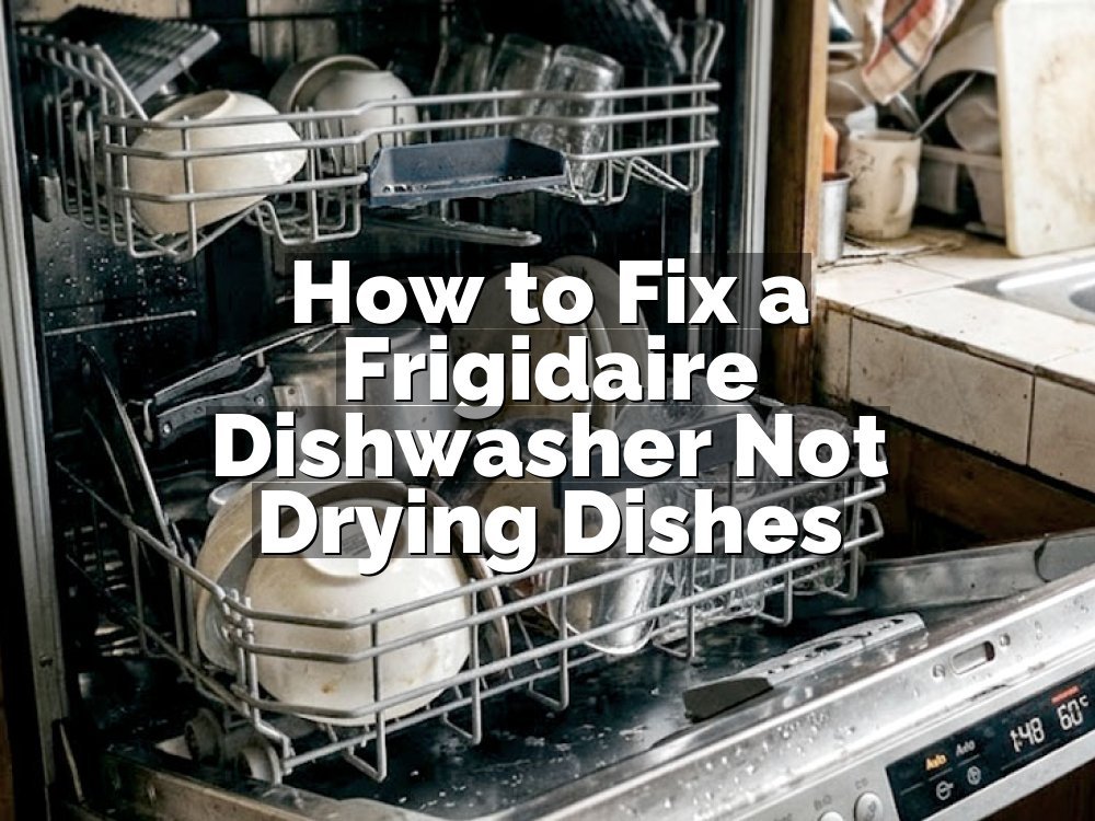 How to Fix a Frigidaire Dishwasher Not Drying Dishes