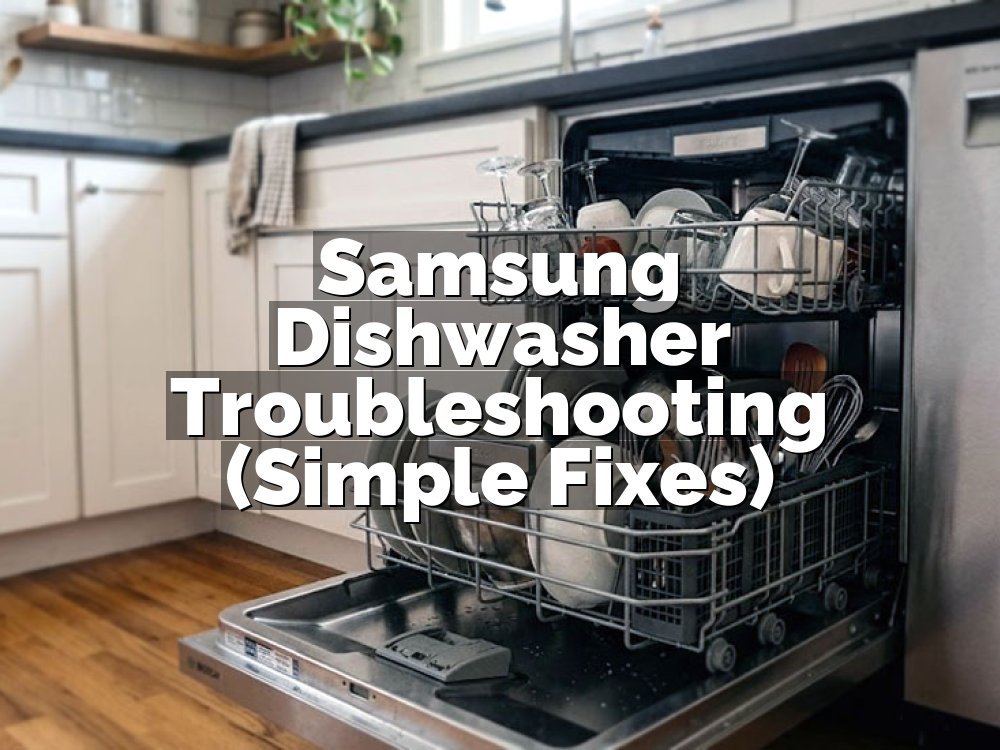 Samsung Dishwasher Troubleshooting (Simple Fixes)
