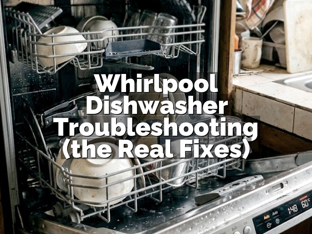 Whirlpool Dishwasher Troubleshooting (the Real Fixes)