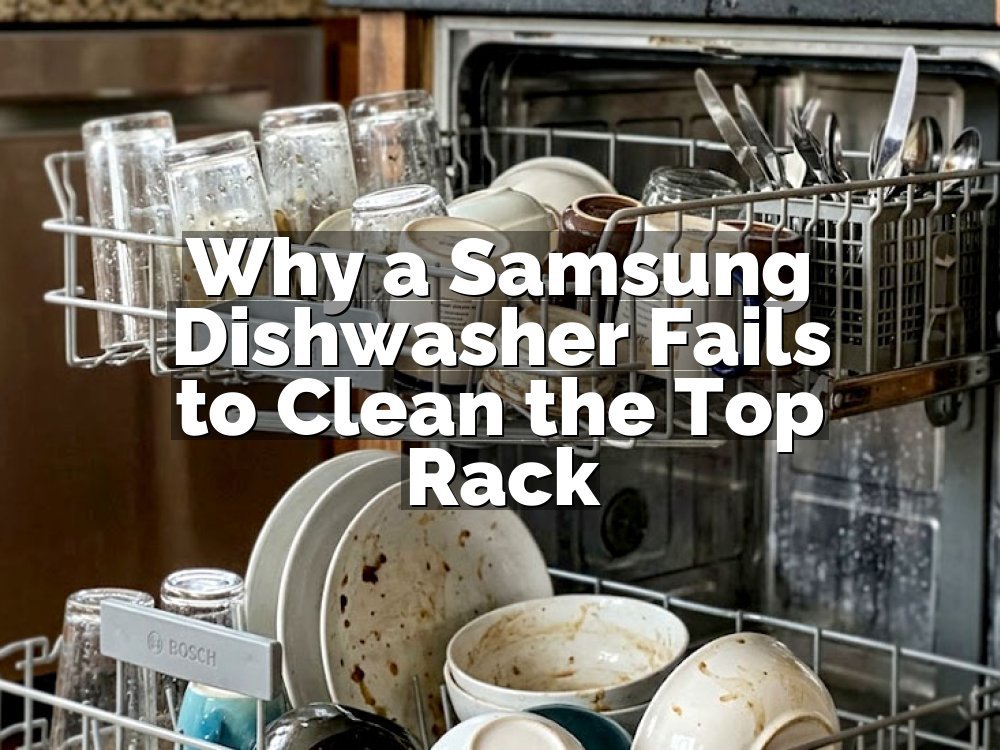 Why a Samsung Dishwasher Fails to Clean the Top Rack