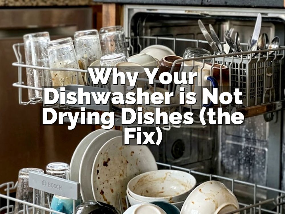 Why Your Dishwasher is Not Drying Dishes (the Fix)