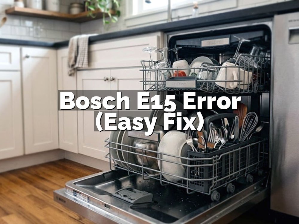 Bosch E15 Error (Easy Fix)