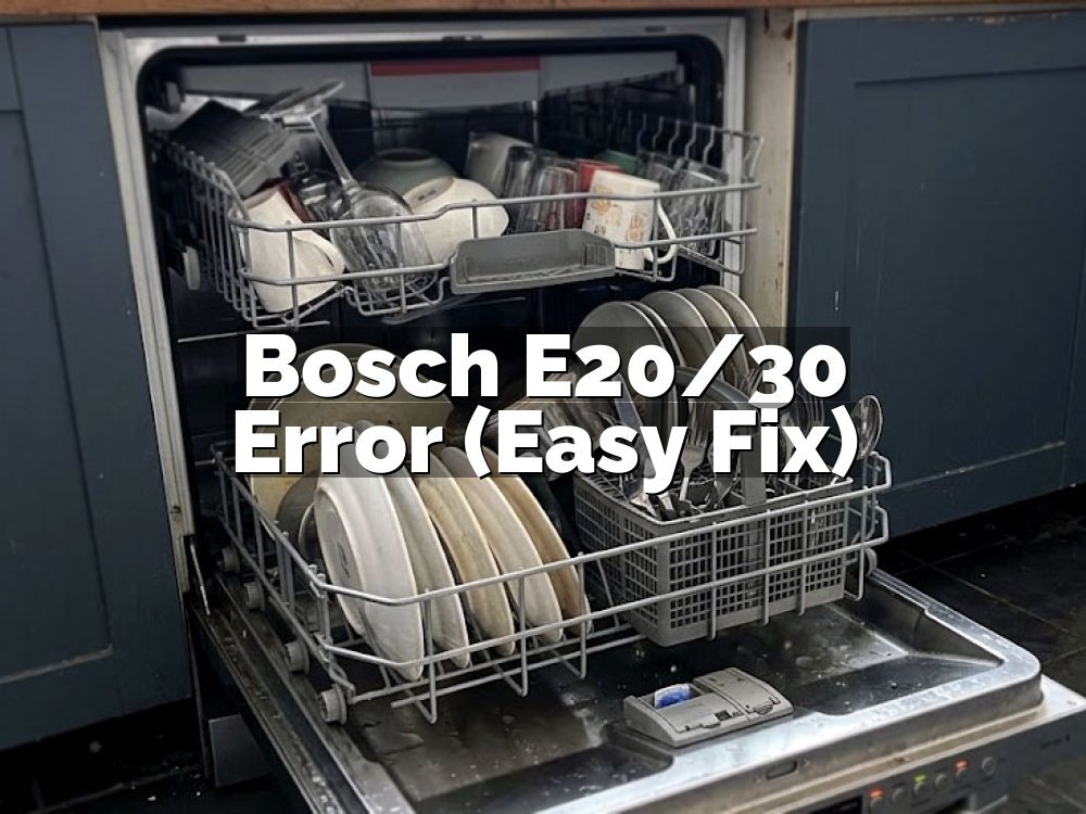 Bosch E20/30 Error (Easy Fix)