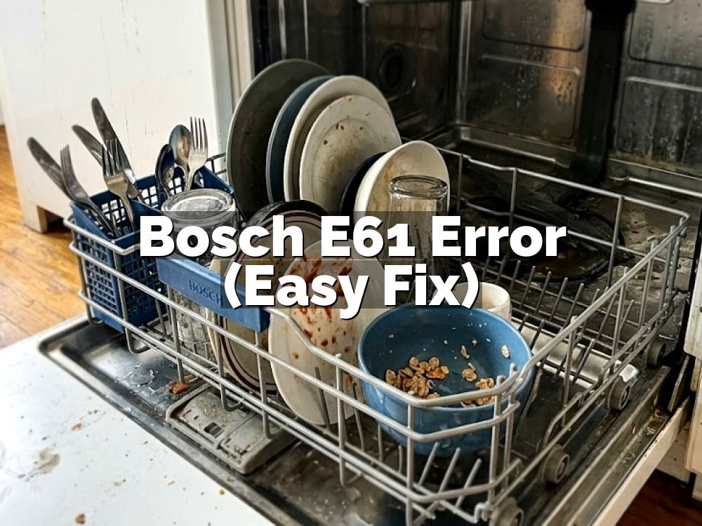 Bosch E61 Error (Easy Fix)