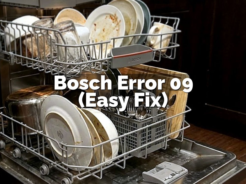 Bosch Error 09 (Easy Fix)