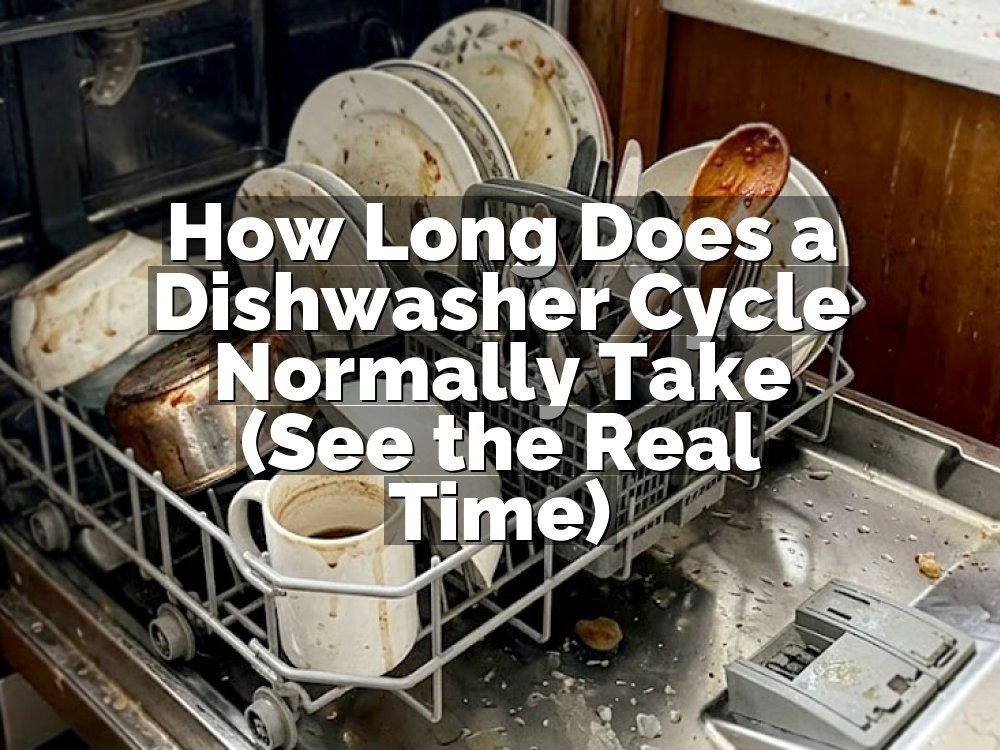 How Long Does a Dishwasher Cycle Normally Take (See the Real Time)