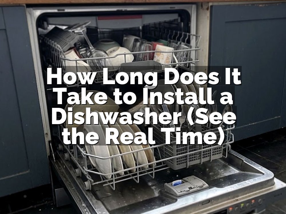 How Long Does It Take to Install a Dishwasher (See the Real Time)