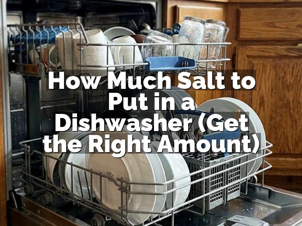 How Much Salt to Put in a Dishwasher (Get the Right Amount)