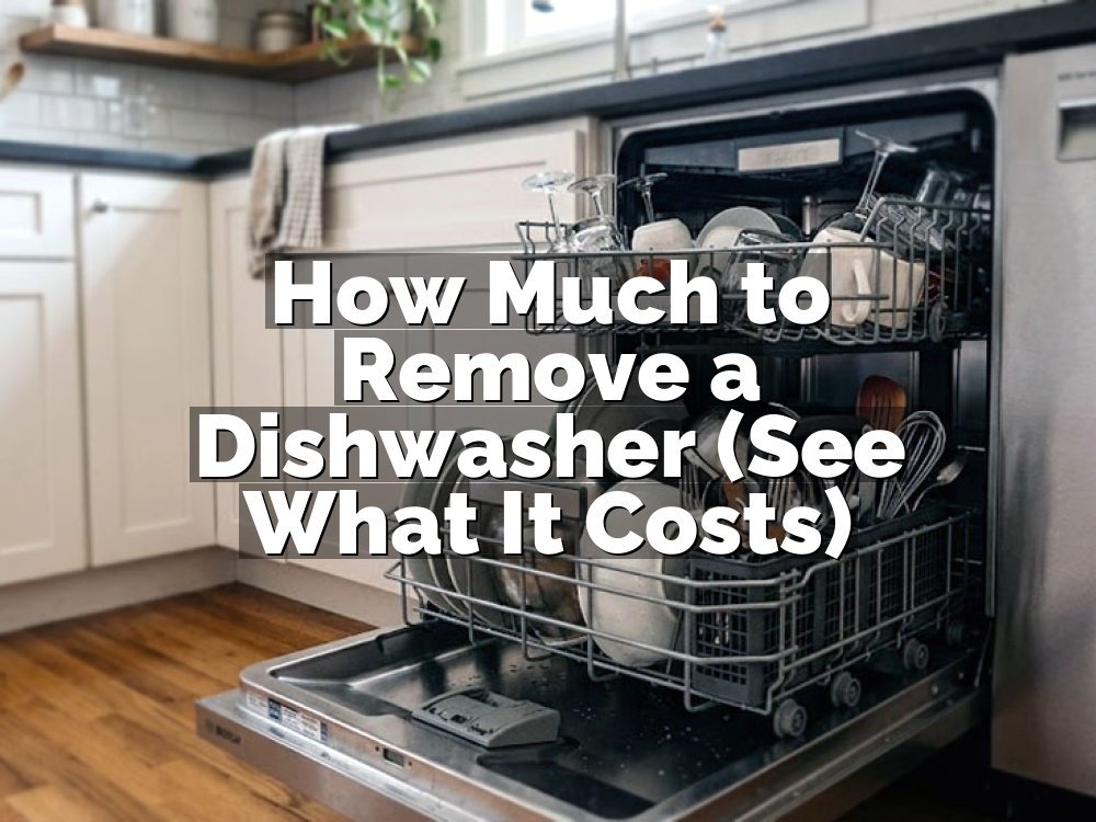 How Much to Remove a Dishwasher (See What It Costs)