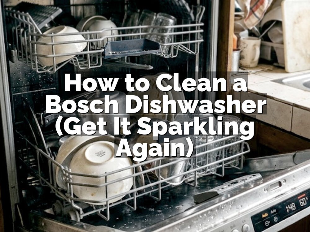 How to Clean a Bosch Dishwasher (Get It Sparkling Again)
