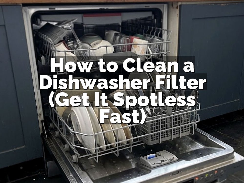 How to Clean a Dishwasher Filter (Get It Spotless Fast)