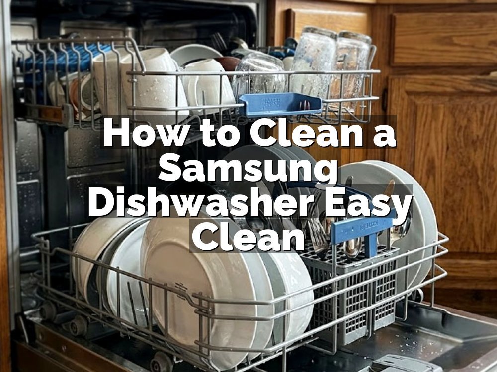 How to Clean a Samsung Dishwasher Easy Clean
