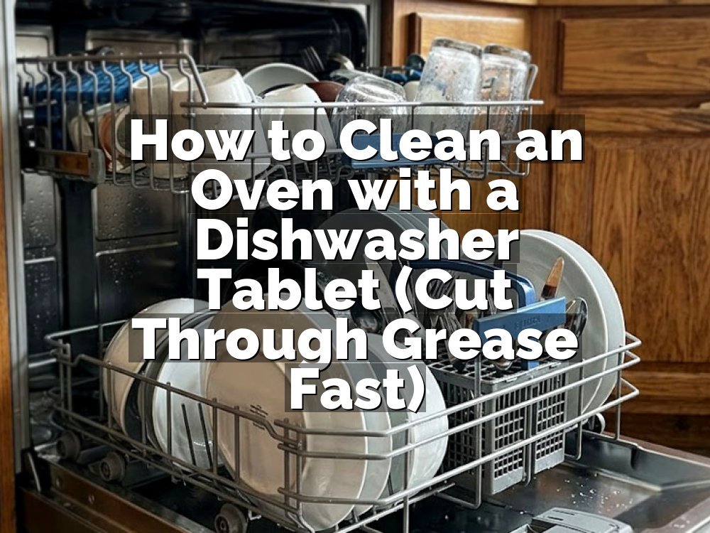 How to Clean an Oven with a Dishwasher Tablet (Cut Through Grease Fast)