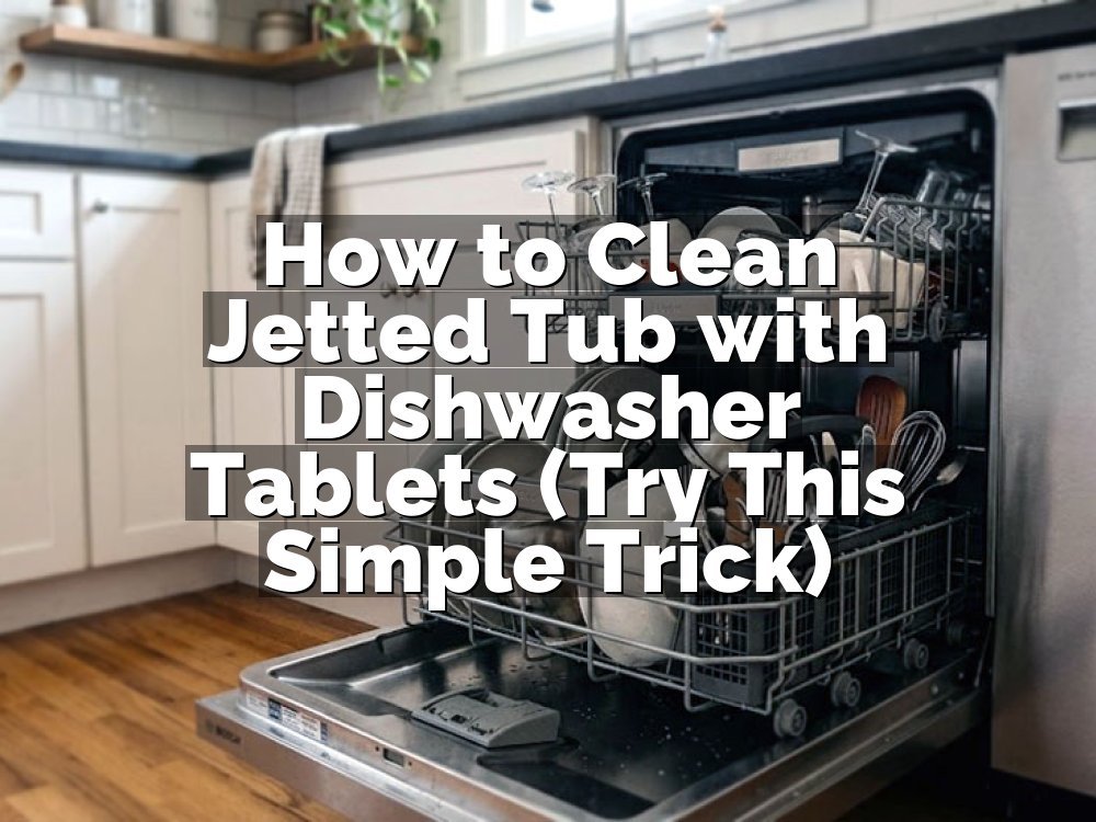 How to Clean Jetted Tub with Dishwasher Tablets (Try This Simple Trick)