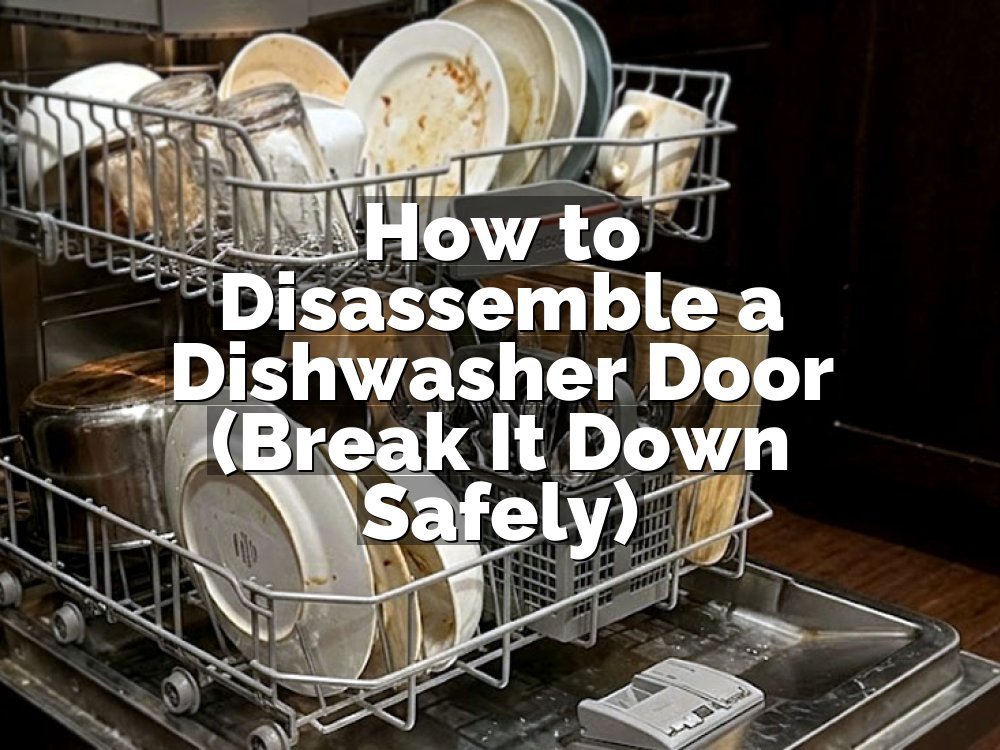 How to Disassemble a Dishwasher Door (Break It Down Safely)