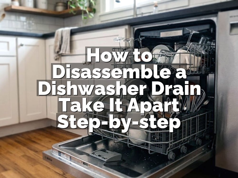How to Disassemble a Dishwasher Drain Take It Apart Step-by-step