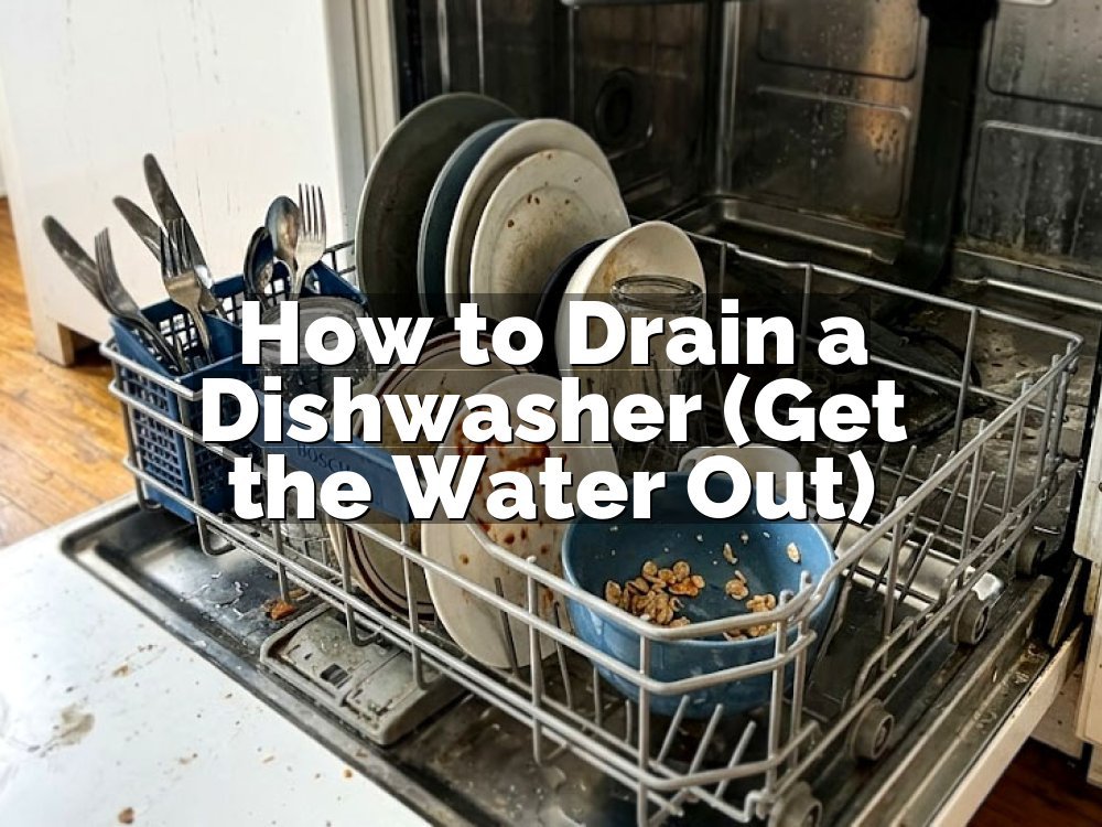 How to Drain a Dishwasher (Get the Water Out)