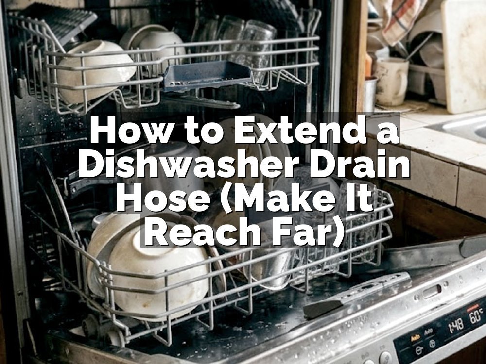 How to Extend a Dishwasher Drain Hose (Make It Reach Far)