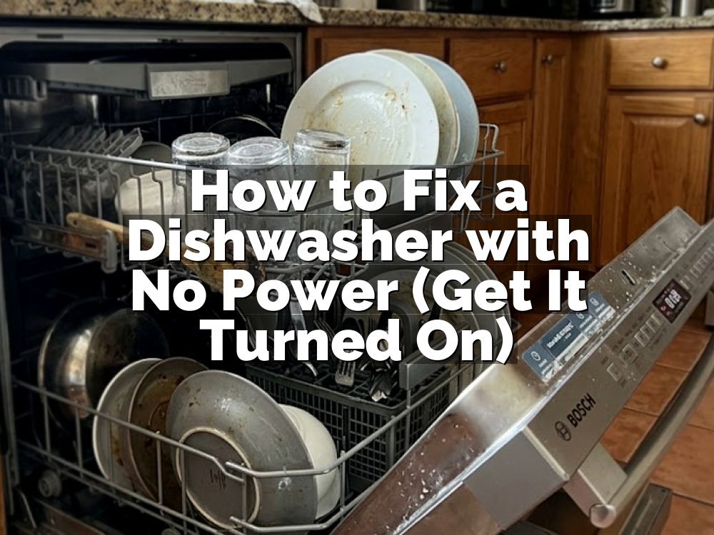 How to Fix a Dishwasher with No Power (Get It Turned On)