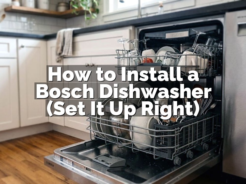 How to Install a Bosch Dishwasher (Set It Up Right)