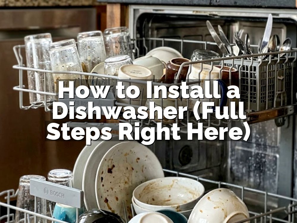 How to Install a Dishwasher (Full Steps Right Here)