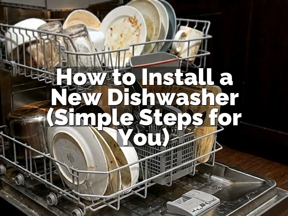 How to Install a New Dishwasher (Simple Steps for You)