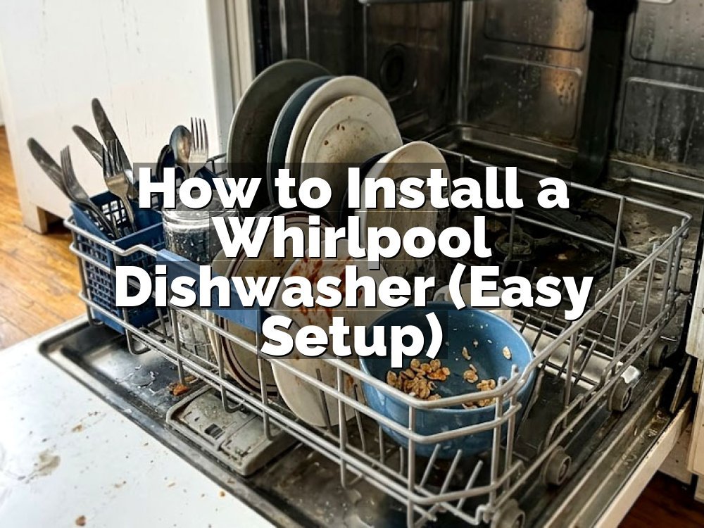 How to Install a Whirlpool Dishwasher (Easy Setup)