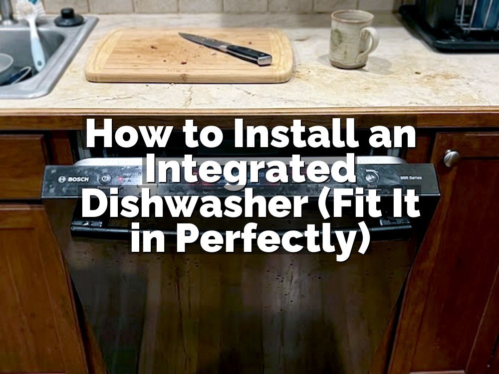 How to Install an Integrated Dishwasher (Fit It in Perfectly)