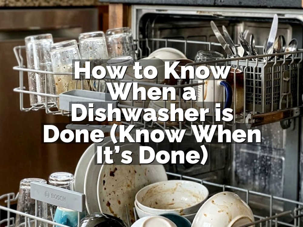 How to Know When a Dishwasher is Done (Know When It’s Done)