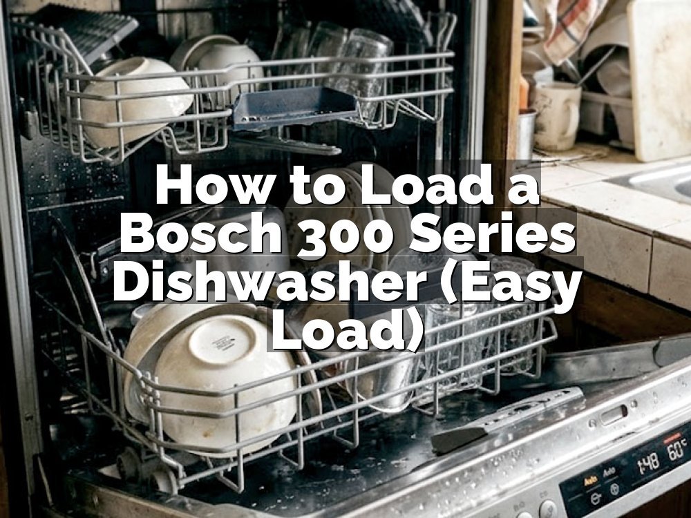 How to Load a Bosch 300 Series Dishwasher (Easy Load)