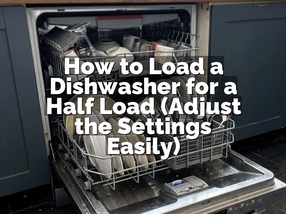 How to Load a Dishwasher for a Half Load (Adjust the Settings Easily)
