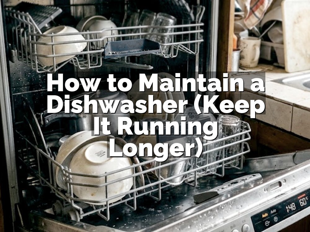 How to Maintain a Dishwasher (Keep It Running Longer)