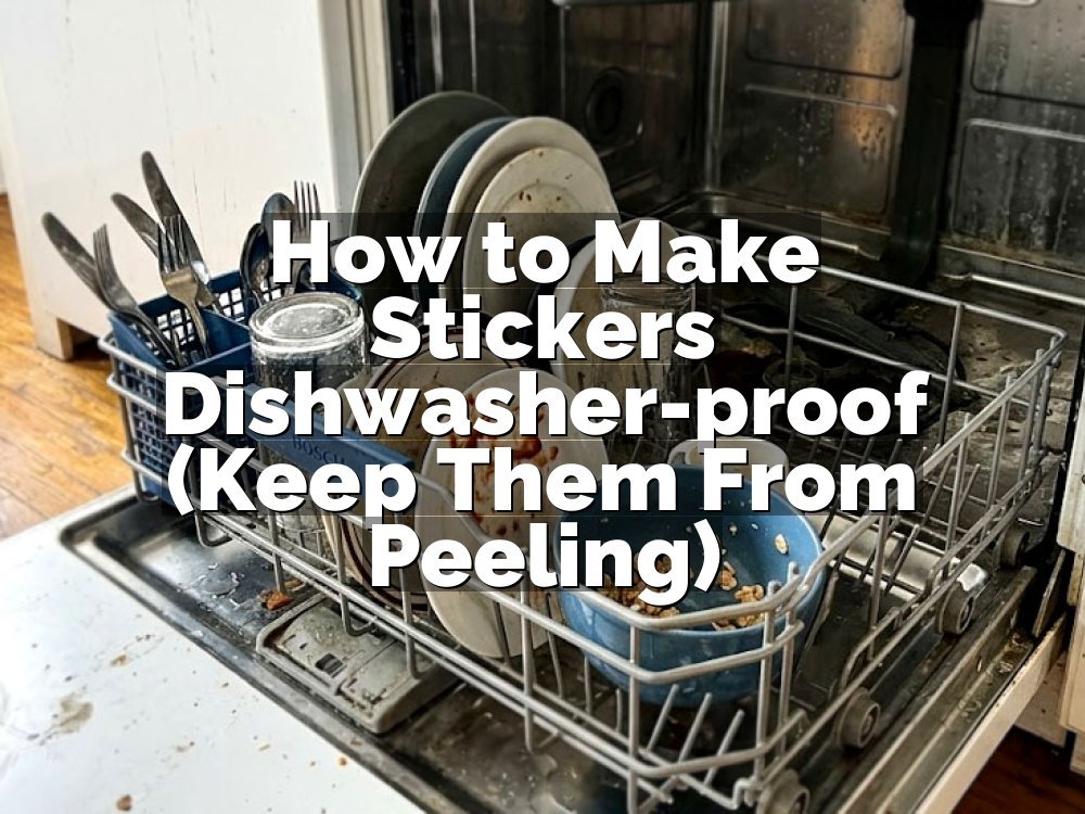 How to Make Stickers Dishwasher-proof (Keep Them From Peeling)