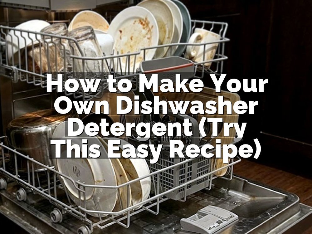 How to Make Your Own Dishwasher Detergent (Try This Easy Recipe)