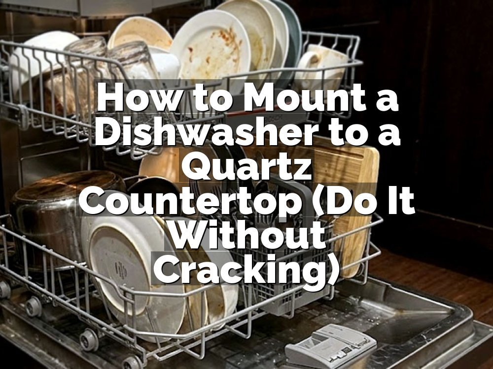How to Mount a Dishwasher to a Quartz Countertop (Do It Without Cracking)