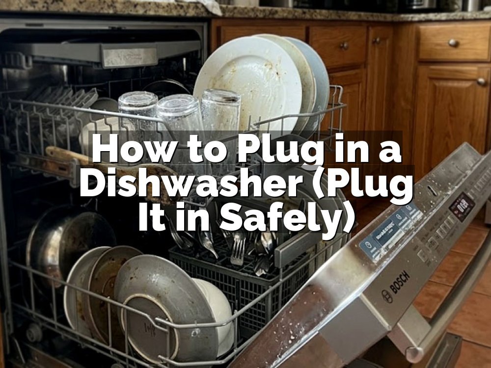 How to Plug in a Dishwasher (Plug It in Safely)