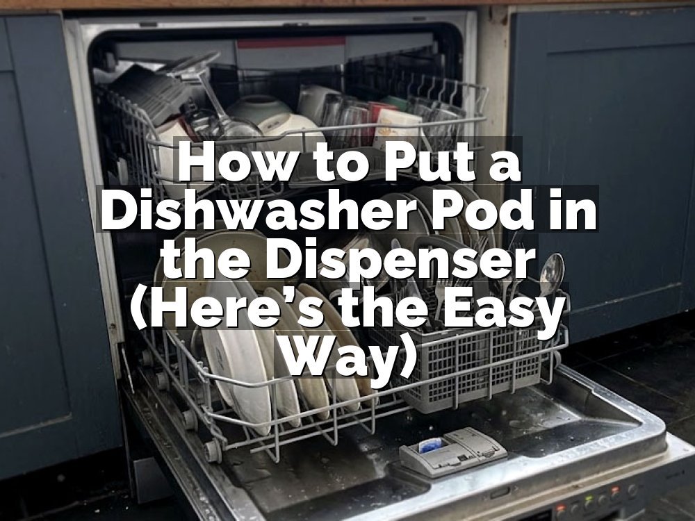 How to Put a Dishwasher Pod in the Dispenser (Here’s the Easy Way)