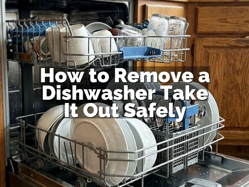 How to Remove a Dishwasher Take It Out Safely