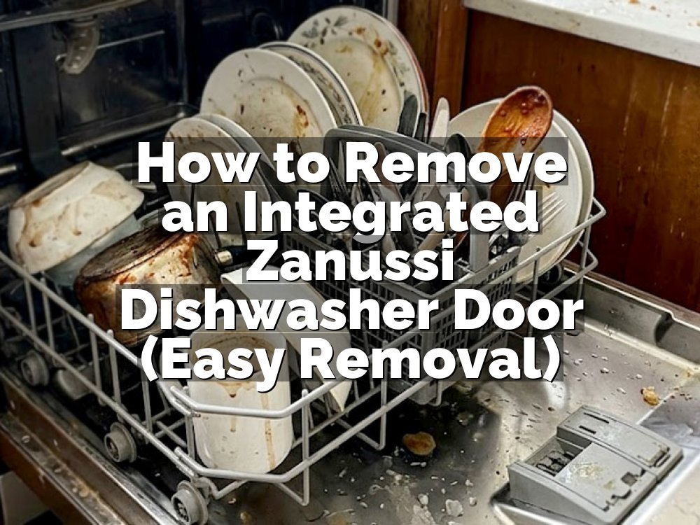 How to Remove an Integrated Zanussi Dishwasher Door (Easy Removal)