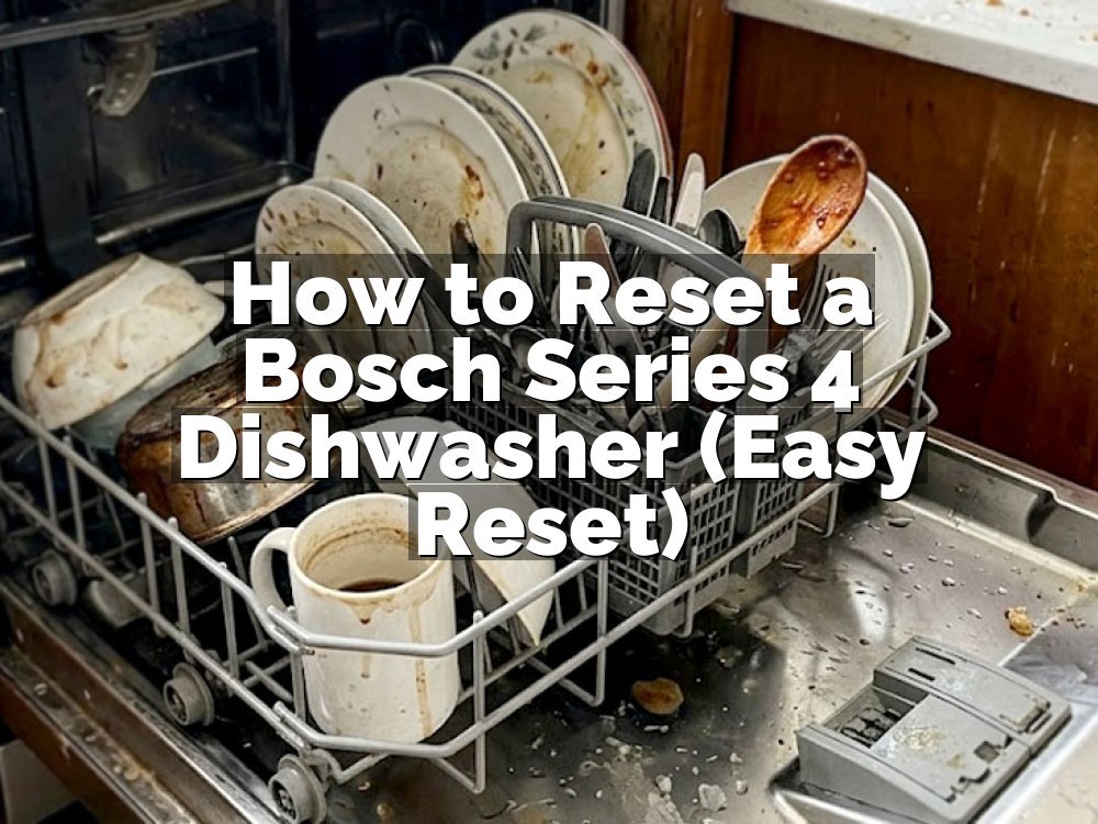How to Reset a Bosch Series 4 Dishwasher (Easy Reset)